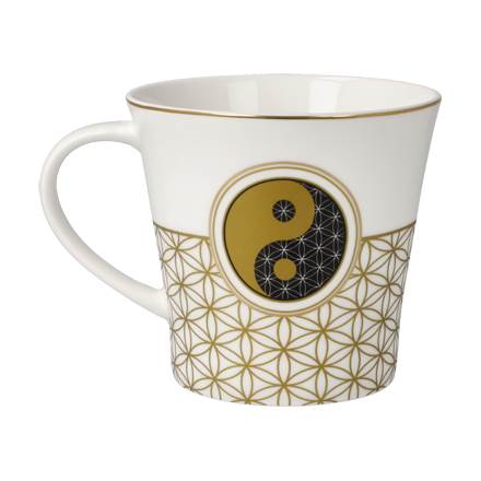 Goebel Lotus Coffee-/Tea Mug Blume des Lebens weiß – Bild 3