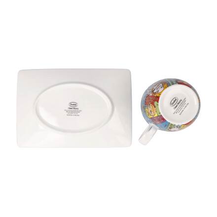 Goebel Pop Art James Rizzi Künstlertasse mit Untertasse Summer in the City – Bild 6