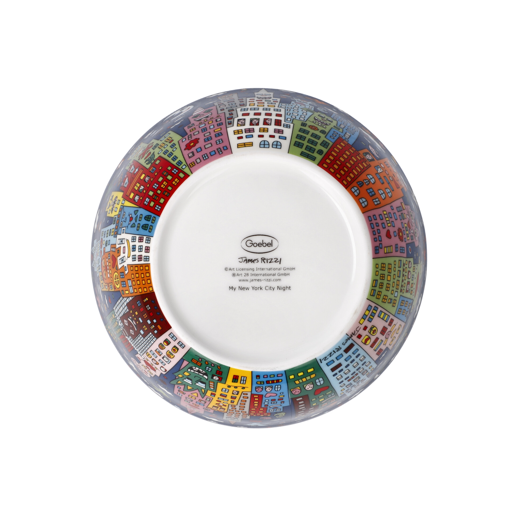 Goebel Pop Art James Rizzi Schale My New York City Night – Bild 5