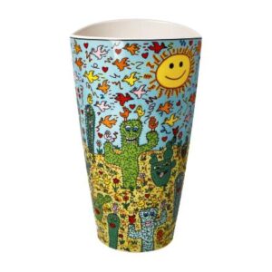 Goebel Pop Art James Rizzi Vase Desert Life 24