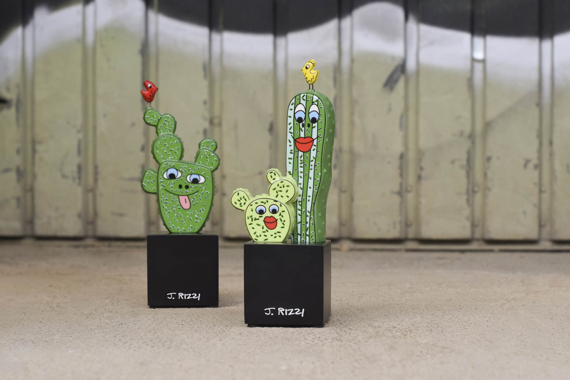 Goebel Pop Art James Rizzi Figur Cactus in Texas – Bild 7