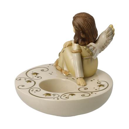 Engel Träumerle im Kerzenschein – Bild 2