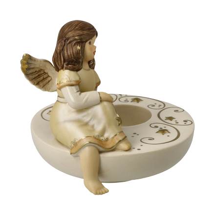 Engel Träumerle im Kerzenschein – Bild 4