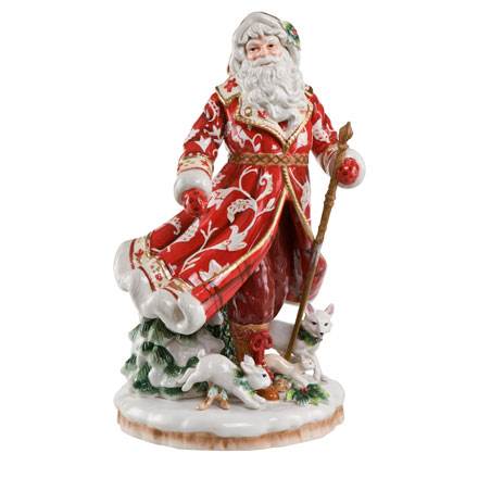 Santa im roten Mantel