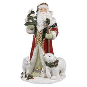 Figur Santa im Winterwald