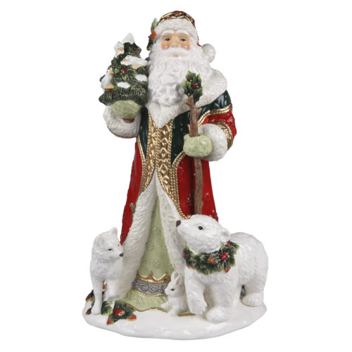 Goebel Figur Santa im Winterwald