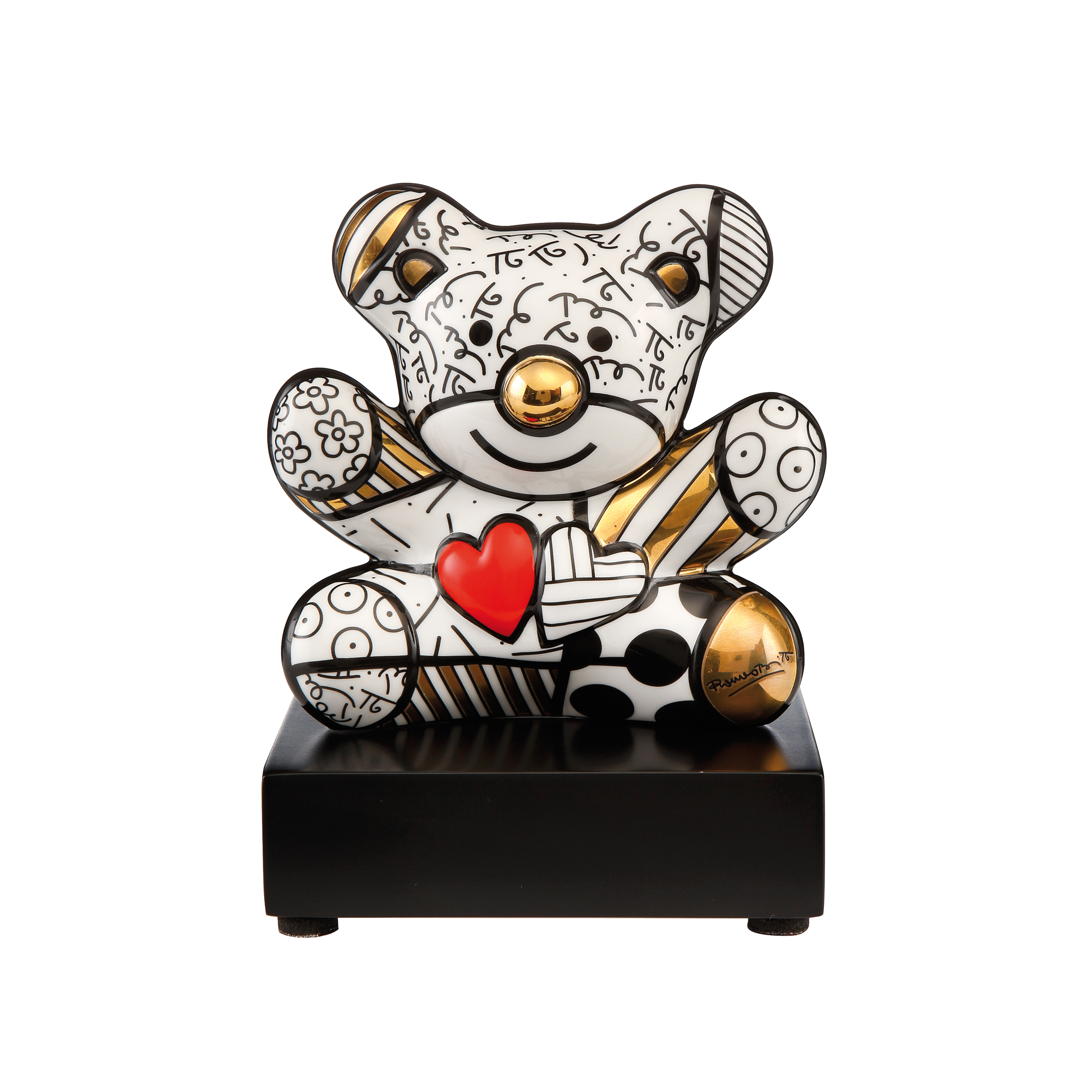 Goebel Pop Art Romero Britto Figur Golden Truly Yours – Bild 2