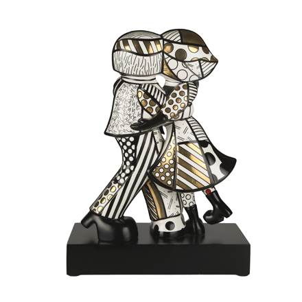 Goebel Pop Art Romero Britto Figur Golden Cheek to Cheek – Bild 3