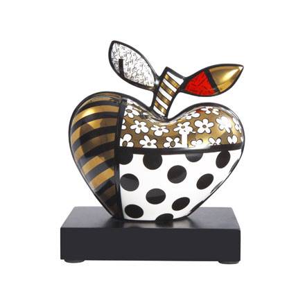 Goebel Pop Art Romero Britto Figur Golden Big Apple – Bild 3