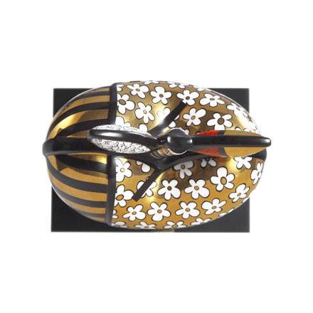 Goebel Pop Art Romero Britto Figur Golden Big Apple – Bild 6