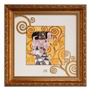 Goebel Artis Orbis Gustav Klimt Wandbild Erwartung 31,5x31,5