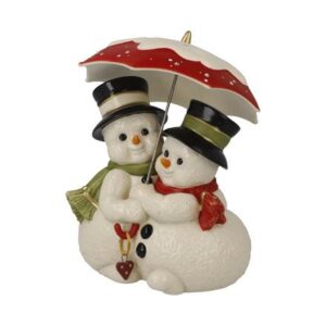 Figur Schneemann Winterliebe