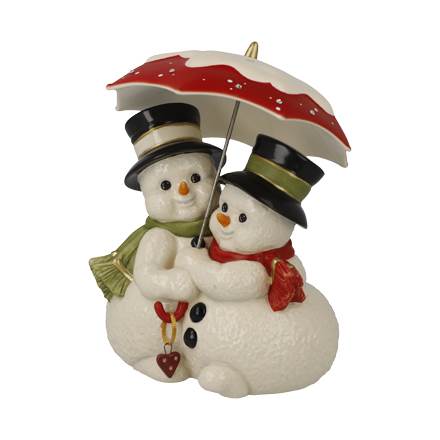 Figur Schneemann Winterliebe
