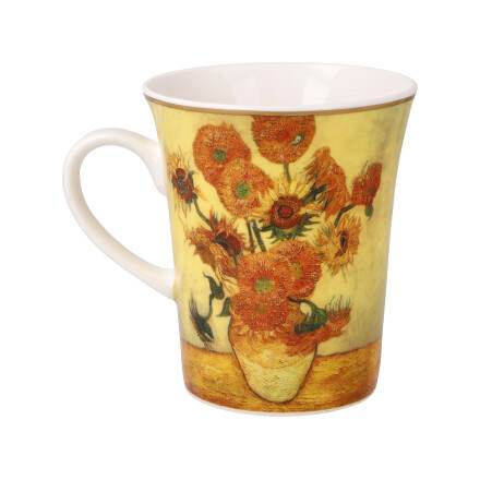 Vincent van Gogh Künstlertasse Sonnenblumen – Bild 3