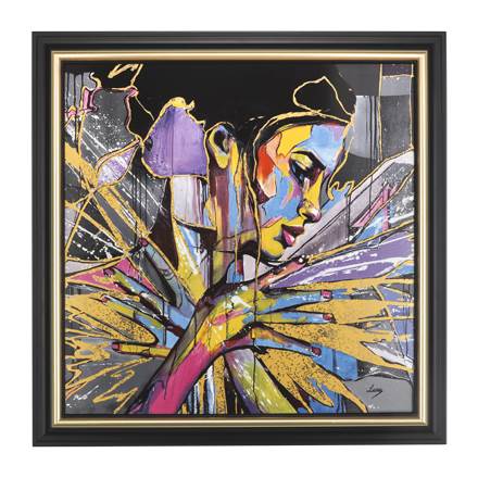 Lana Frey WandbildI Fire in der Belly