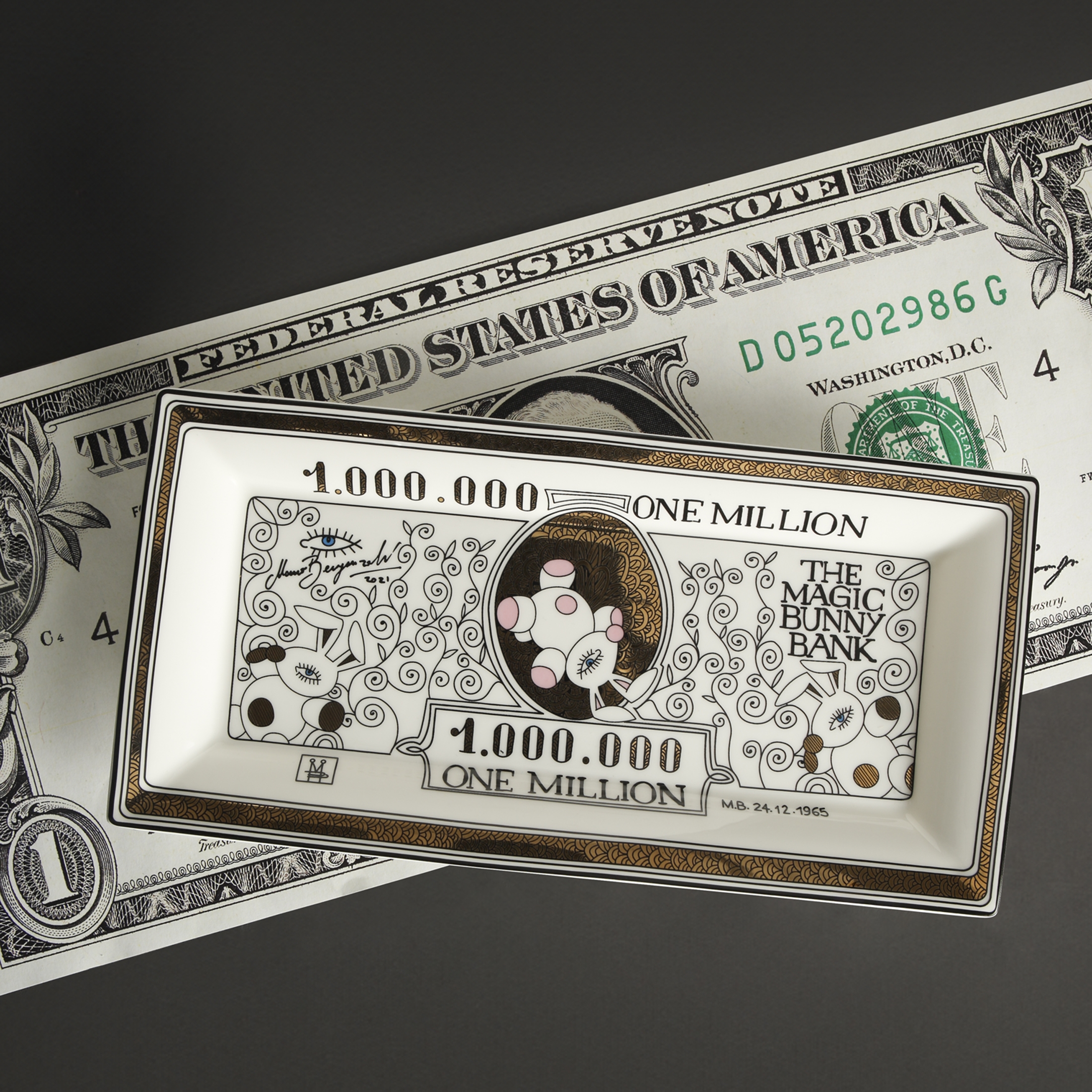 Goebel Pop Art Mauro Bergonzoli Schale One Million – Bild 5