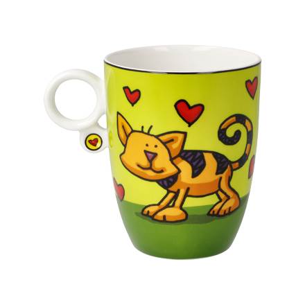 Goebel Pop Art Ed Heck Künstlertasse Love Cat – Bild 3
