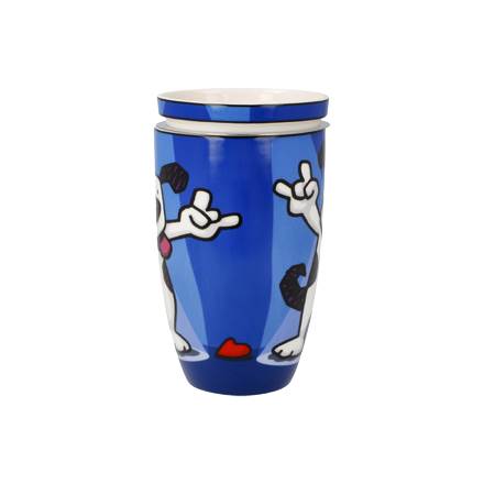 Goebel Pop Art Ed Heck Teetasse mit Deckel und Sieb Rock On – Bild 4