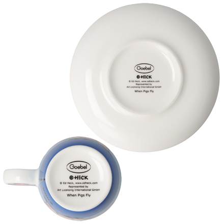 Goebel Pop Art Ed Heck Espressotasse When Pigs Fly – Bild 6