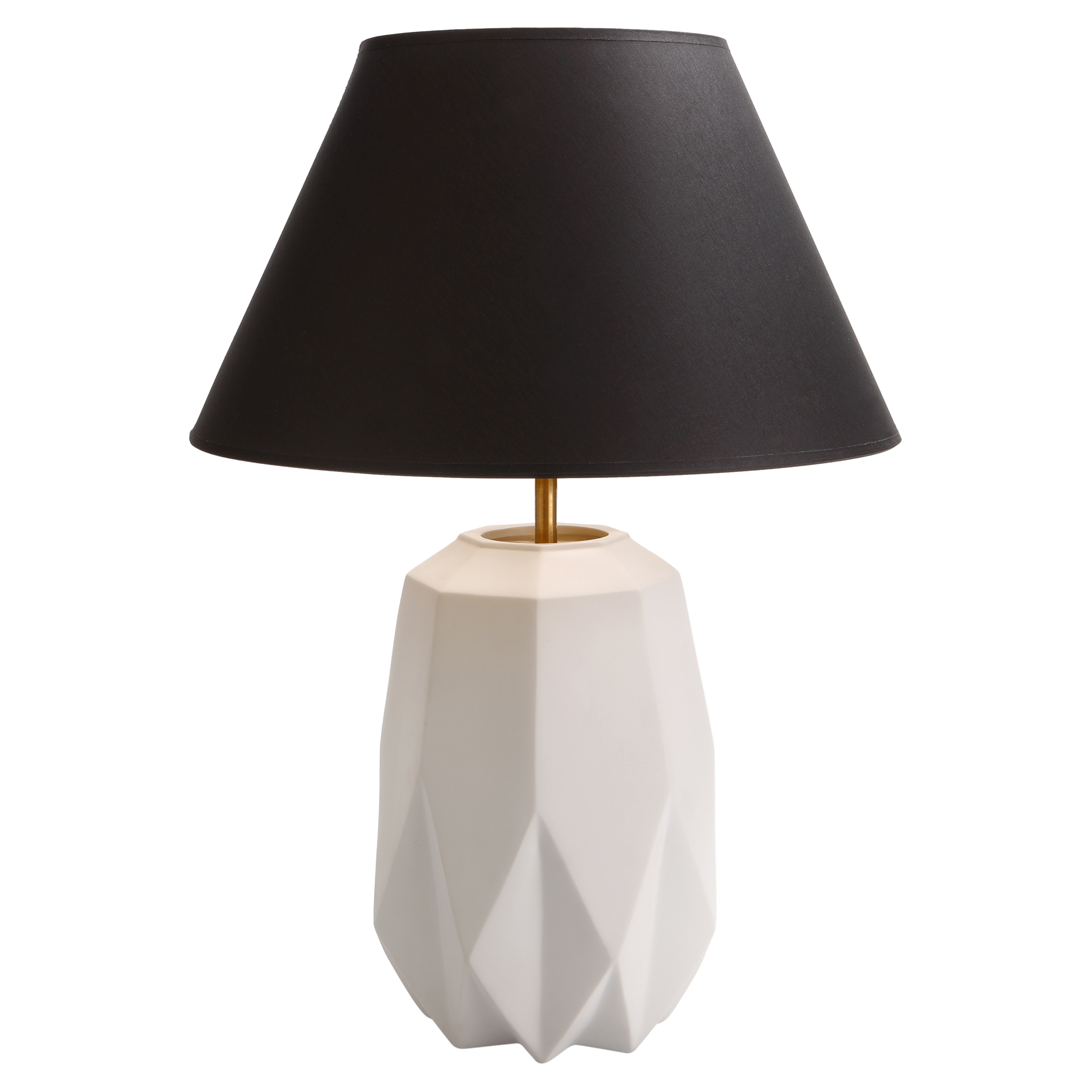 Tischlampe Polygono schwarz