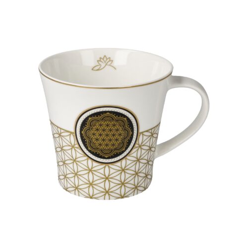 Goebel Lotus Coffee-/Tea Mug Blume des Lebens weiß
