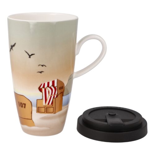 Goebel Scandic Home Künstlertasse mit Deckel Sunset Mood