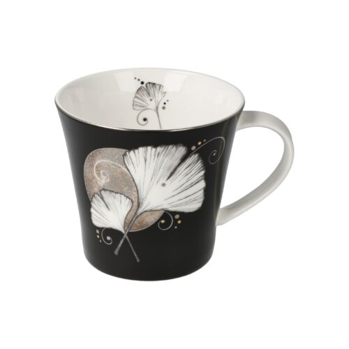 Goebel Lotus Coffee-/Tea Mug Ginkgo Schwarz