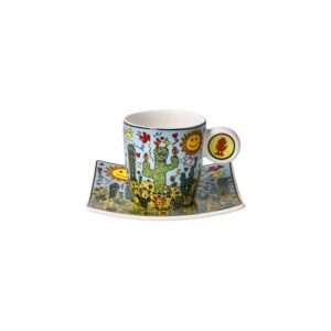 Goebel Pop Art James Rizzi Espressotasse Desert Life