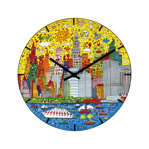 Goebel Pop Art James Rizzi Wanduhr My New York City Sunset