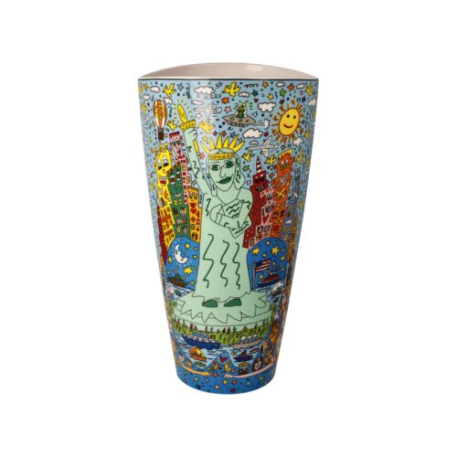 Goebel Pop Art James Rizzi Vase The Big Apple on Liberty