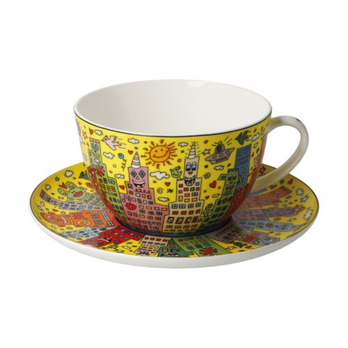 Goebel Pop Art James Rizzi Milchkaffeetasse My New York City Sunset