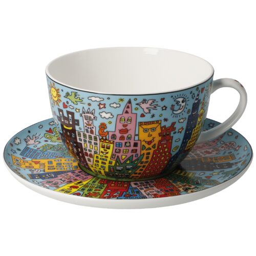 Goebel Pop Art James Rizzi Milchkaffeetasse My New York City Day