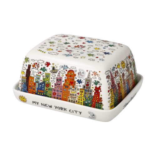 Goebel Pop Art James Rizzi Butterdose My New York City