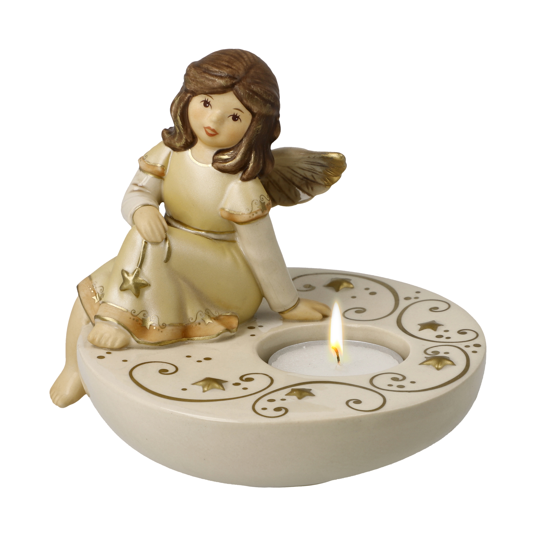 Engel Träumerle im Kerzenschein