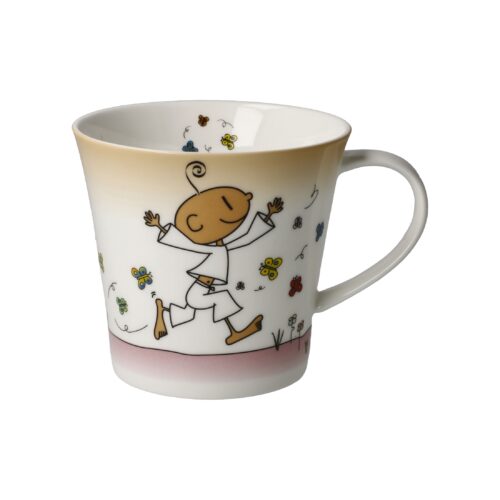 Der kleine Yogi Coffee-/Tea Mug Schmetterlinge im Bauch