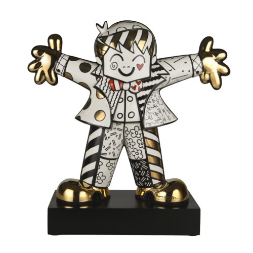 Goebel Pop Art Romero Britto Figur Golden Hug Too