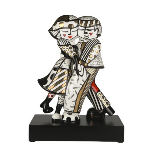Goebel Pop Art Romero Britto Figur Golden Cheek to Cheek