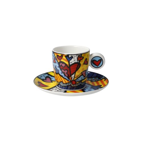 Goebel Pop Art Romero Britto Espressotasse A New Day