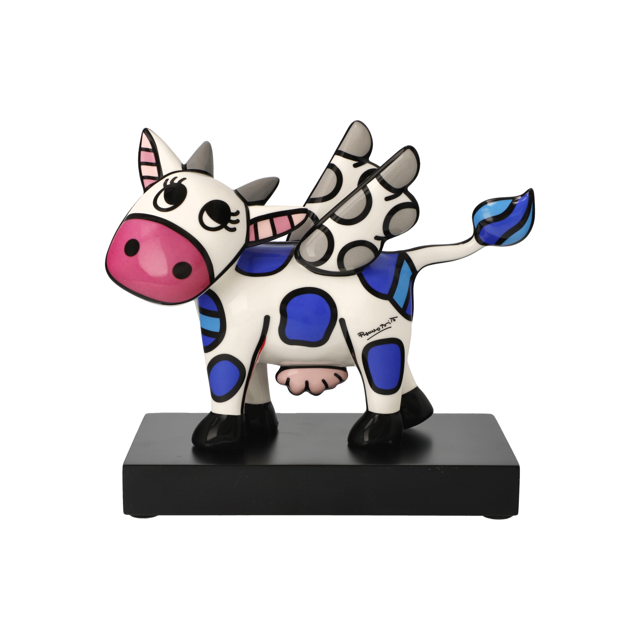 Goebel Pop Art Romero Britto Figur Flying Cow