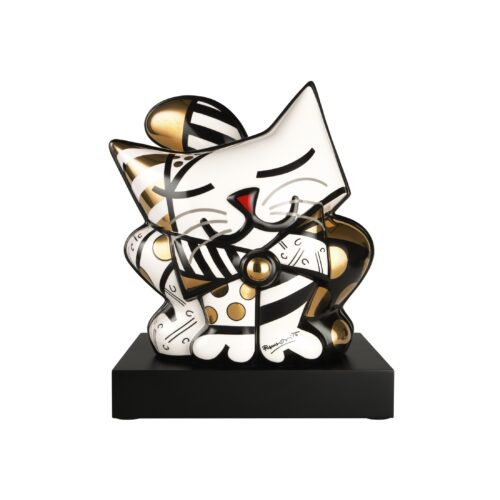 Goebel Pop Art Romero Britto Figur Golden Cat