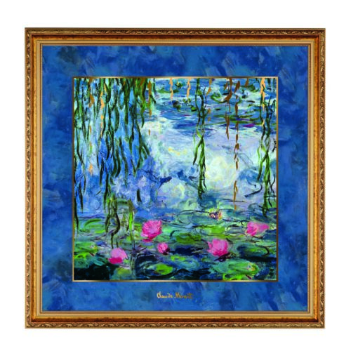 Goebel Claude Monet Wandbild Seerosen mit Weide