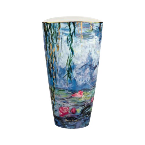 Goebel Claude Monet Vase Seerosen mit Weide