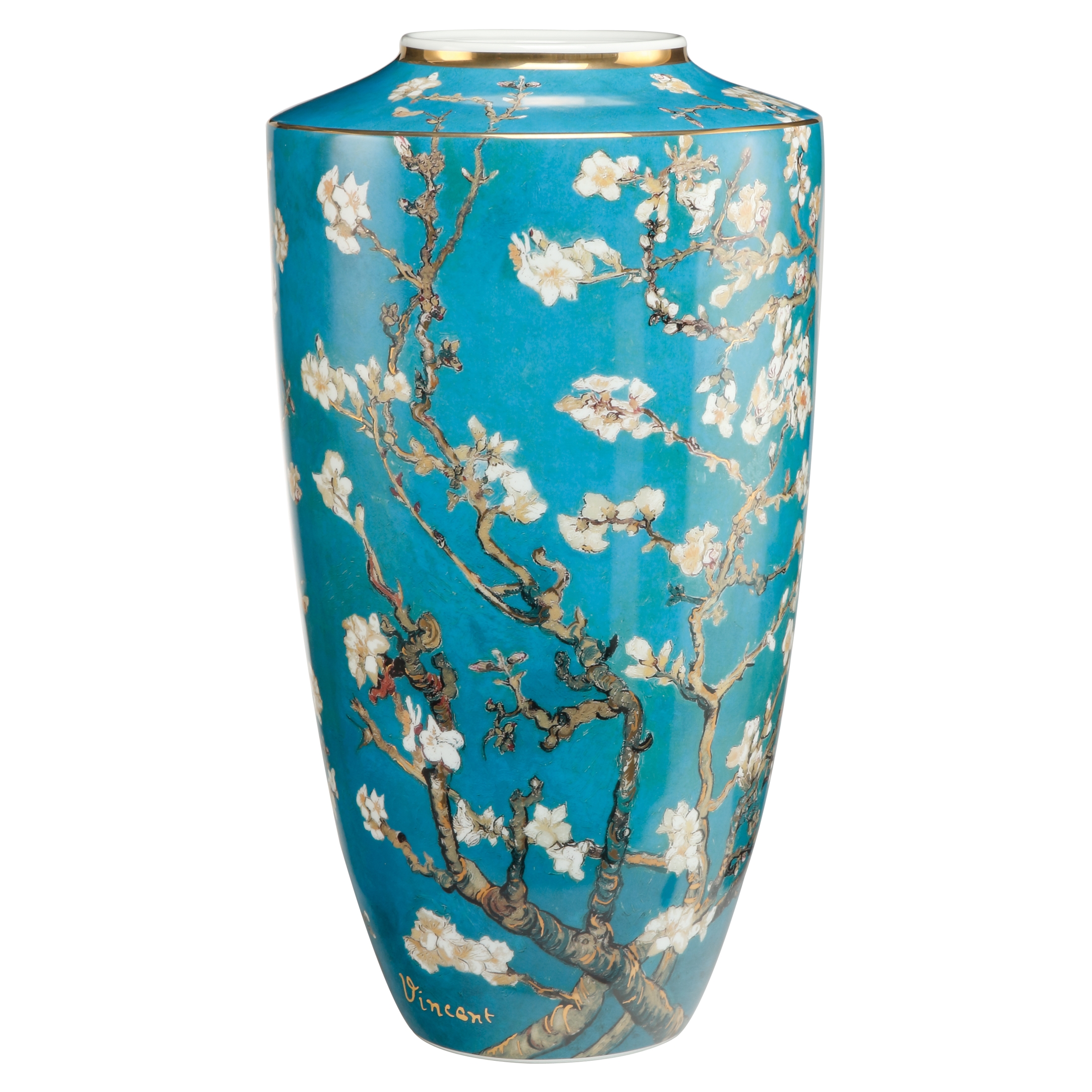 Vincent van Gogh Vase Mandelbaum blau