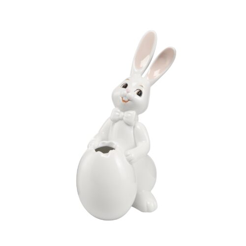 Hase mit Vase Snow White - Little Spring