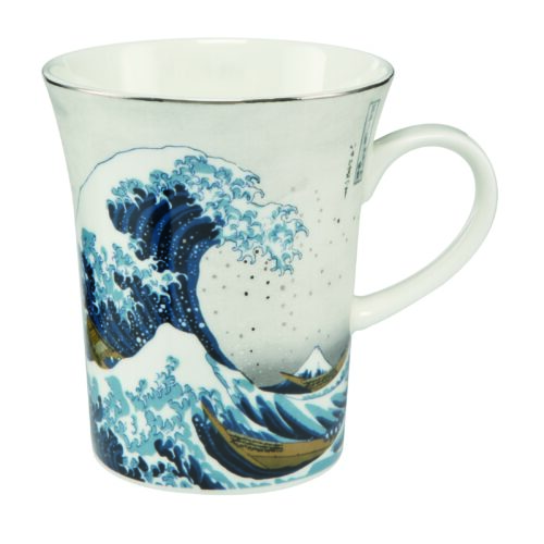 Katsushika Hokusai Künstlertasse Die Welle Silber