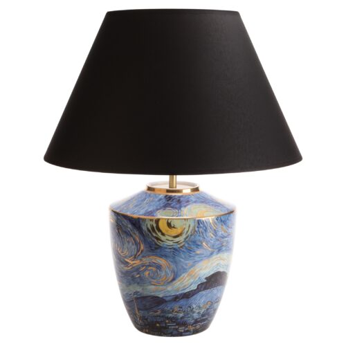 Goebel Vincent van Gogh Tischlampe Sternennacht (schwarz)