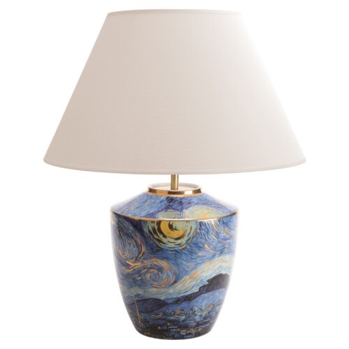 Goebel Vincent van Gogh Tischlampe Sternennacht (weiß)