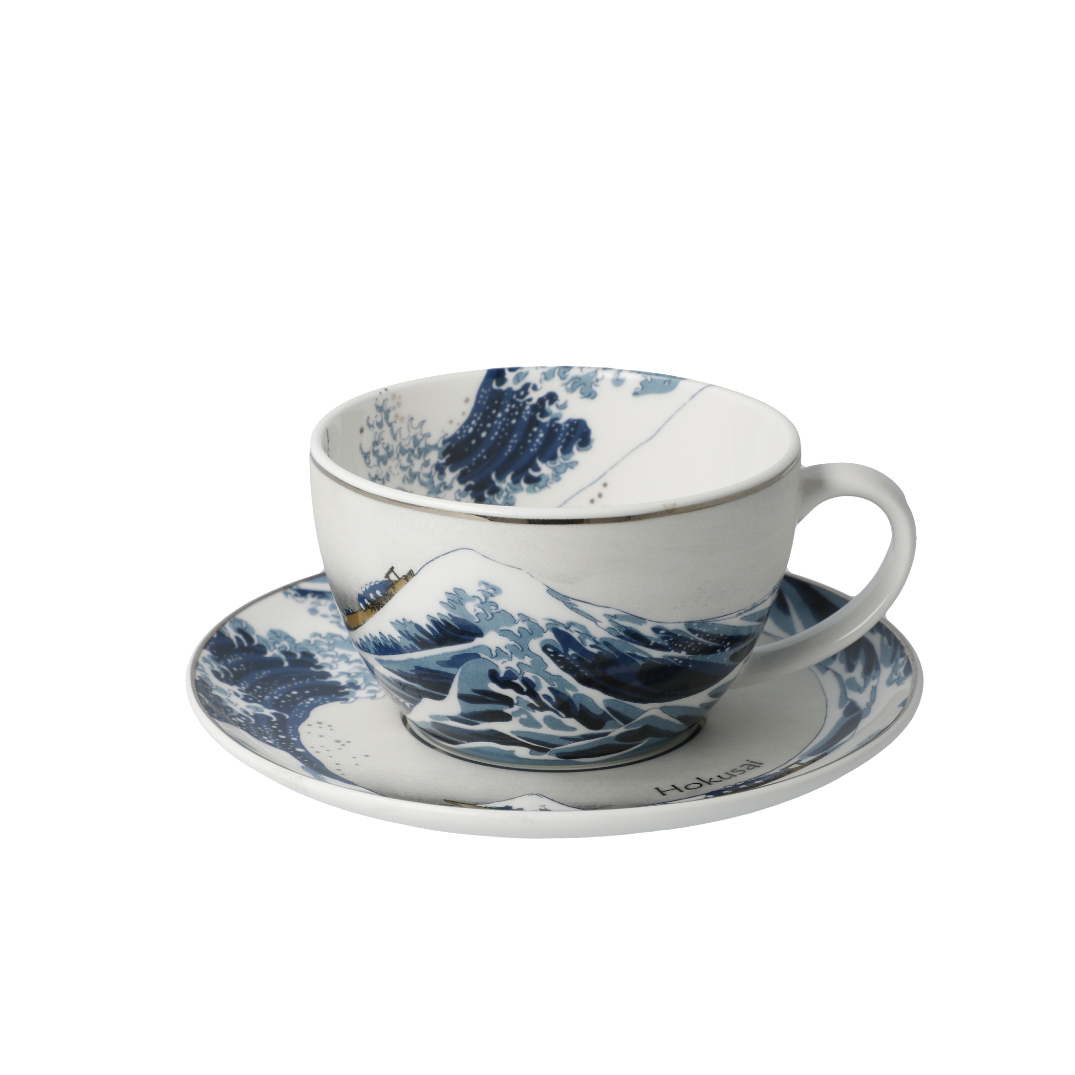Katsushika Hokusai Tee-/Cappucino Tasse Die Welle