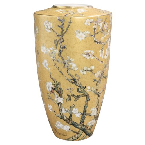 Goebel Vincent van Gogh Vase Mandelbaum Gold
