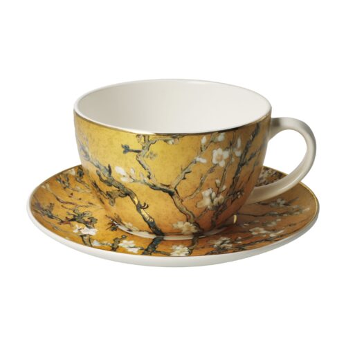 Goebel Vincent van Gogh Tee-/ Cappuccinotasse Mandelbaum